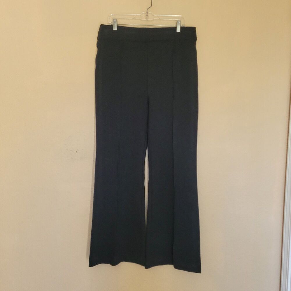 SPANX The Perfect Fit Ponte Pants Black Size 2x High Rise Flare Office Work
